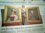 Titelfoto: Die Herzogin von Oldenburg und Gemälde aus dem Privatbesitz der Familie.