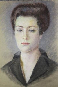 Selbstporträt der jungen Alice von Maltzahn.