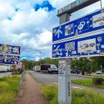 Sticker auf Schildern und Masten: Was für ein Dreck Aufkleber2025-1