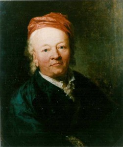 Christian Gottlob (1715-1781), Bankherr, Foto auf Leinwand