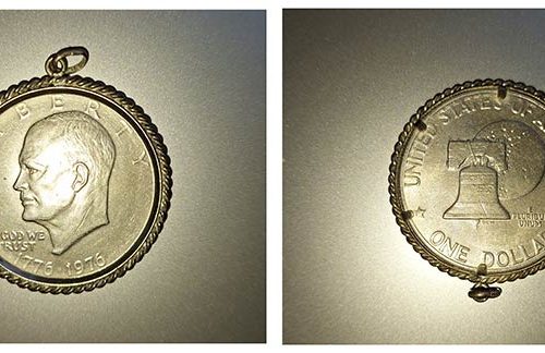 Der Liberty-Dollar in Silber aus dem Jahr 1976.
