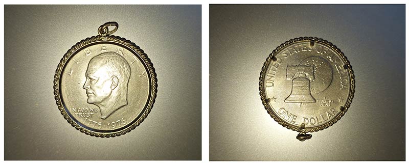Der Liberty-Dollar in Silber aus dem Jahr 1976.
