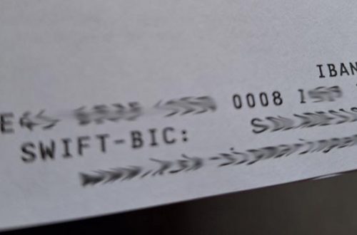 Iban sollten gegliedert und in guten Schriftsgrößen übermittelt werden.