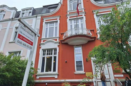 Das französische Konsulat in Hamburg.