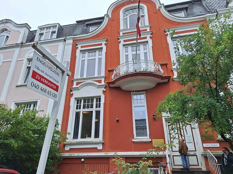 Das französische Konsulat in Hamburg.