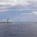 Schleimünde, der Durchstich zur Ostsee mit Leuchtturm.