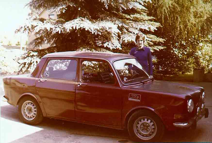 Der Simca 1000 Rallye 1, mein erstes Auto.